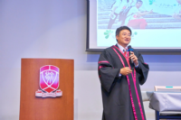 Our guest of honour, Mr Wesley CHIU inspired students to consider service learning as a way of life.